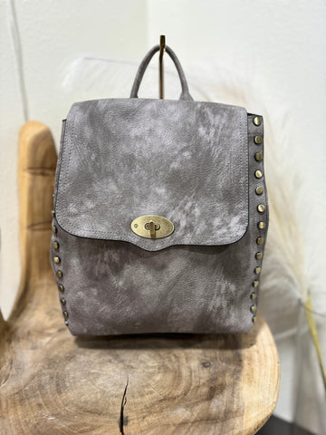 Distressed Gray Backpack