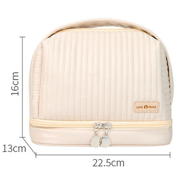 Double Layer Cosmetic Bag