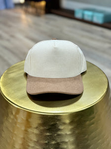 Camel Corduroy Trucker Hat