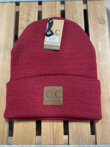 Burgundy Everyday CC Beanie