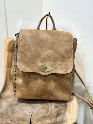 Distressed Camel Backpack