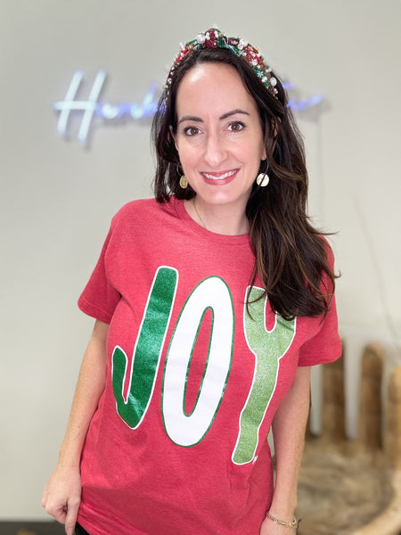 Joy Glitter Tee