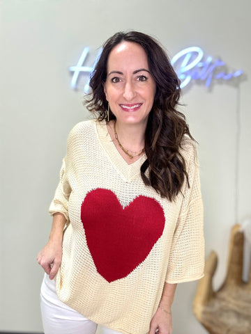 Be Mine Heart Sweater