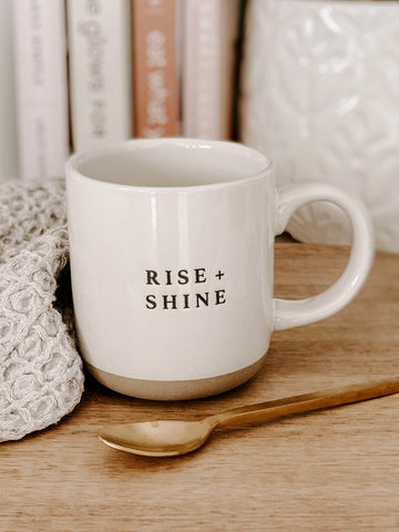 Rise + Shine Stone Mug