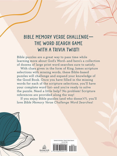 Bible Memory Verse Word Search