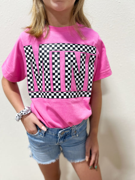 Checkered ‘Mini’ Tee