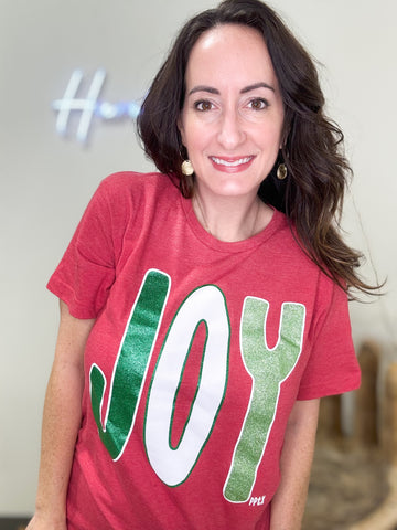 Joy Glitter Tee